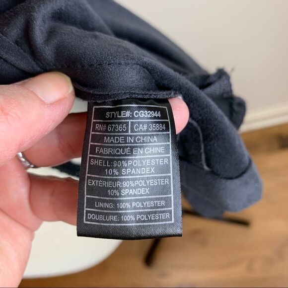 Cupcakes and Cashmere Microfiber Charcole Brown Waterfall Jacket Sz Medium - Picture 13 of 16